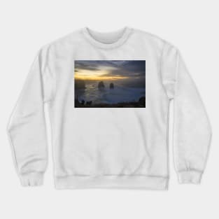 Gog and Magog from the 12 Apostles, Port Campbell National Park, Victoria, Australia. Crewneck Sweatshirt